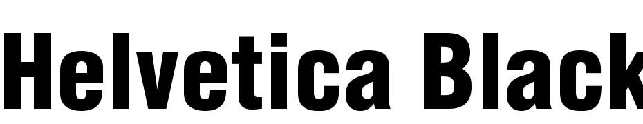 Helvetica LT Std Black Condensed Font Download Free